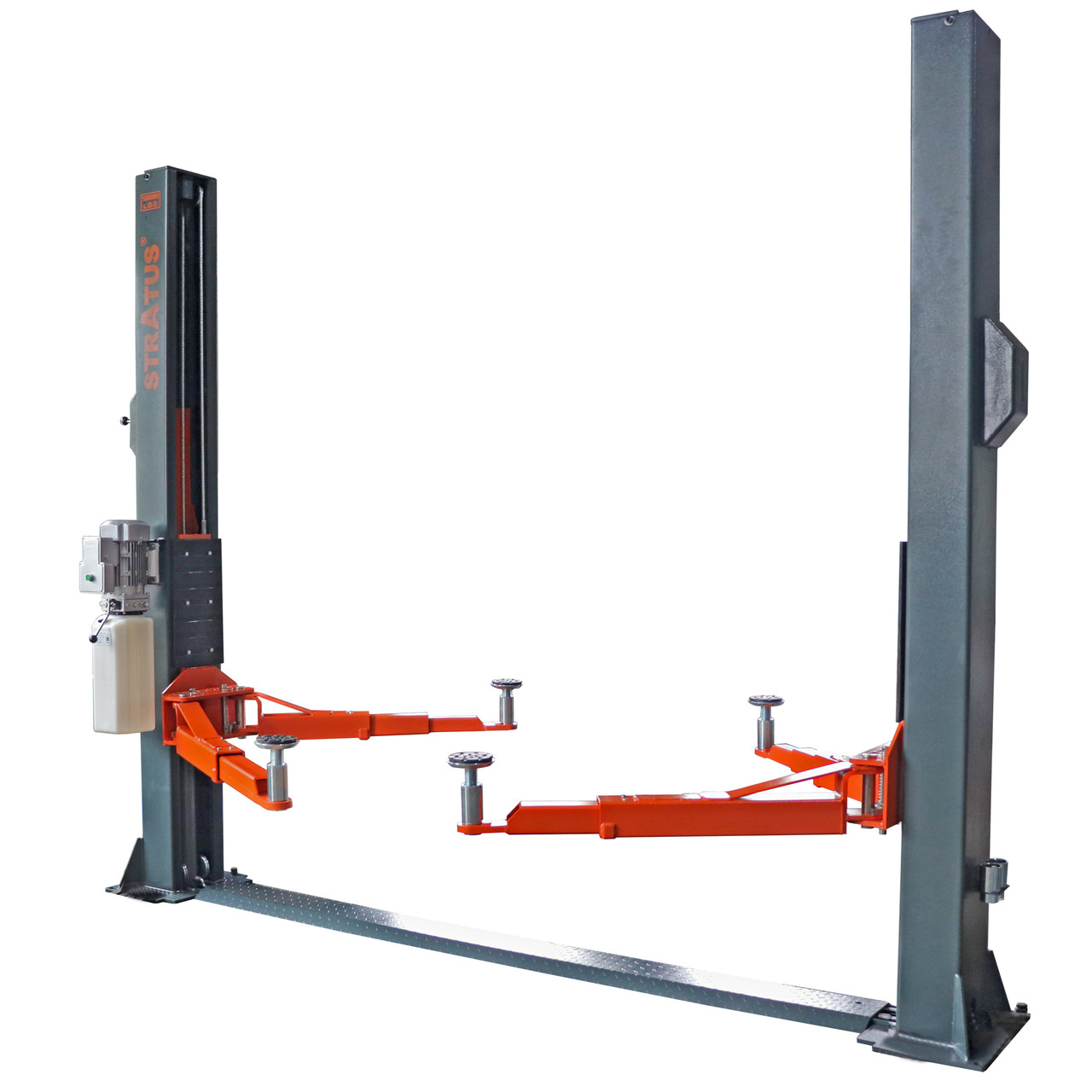 SAE-F10P-5__80305.1642902307.jpg Stratus Pro Floor Plate Open Top 10,000 lbs Capacity Single Point Manual Release Car Lift SAE-F10P - Image 1