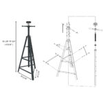 Stratus Car Lift Tripod Jack Stand SAE-JS7 - Image 6