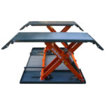 Stratus Extra Wide Commercial Grade Open Center Mobile Mid Rise Electric Safety Lock Release Scissor Vehicle Lift SAE-MS9000X - Image 14