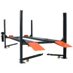 Stratus 4 Post 8,000 LBS Capacity Manual Release Storage Car Lift With Castors SAE-P48 - Image 10