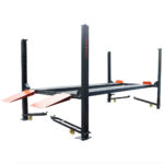Stratus 4 Post 8,000 LBS Capacity Manual Release Storage Car Lift With Castors SAE-P48 - Image 9