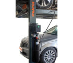 Stratus 4 Post 8,000 lbs Capacity Manual Release Compact Storage Parking Car Lift With Castors SAE-P48C - Image 2