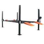 Stratus Compact Enclosed 4 Post 9000 lbs Capacity Manual Release Storage Parking Car Lift With Castors SAE-P49C - Image 12
