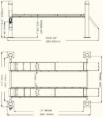 KT-4H110 Four Post Vehicle Lift 11,000lbs - Image 4