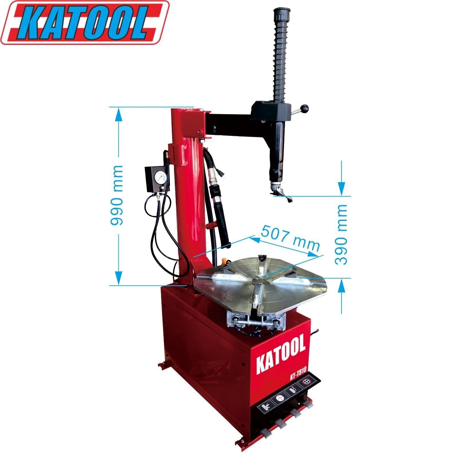 T810-3 KT-T810 Wheel Clamp Tire Changer Machine - Image 1